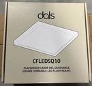 Dals CFLEDSQ10-WH 20W 3000K 1000 Lumens Square Ceiling Light White New. Fixed Price $89.00.
