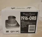 Designers Fountain 1916 6"W Cast Pier Mount Base New!. Fixed Price $14.99.