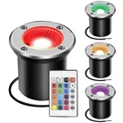 Ahsellus Rgbw Low Voltage Landscape In-ground Lights Led Well Wat.... Fixed Price $86.51.