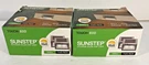 Lot Of 2, 2PACK Sunstep Solar Outdoor Safety. Fixed Price $18.00.