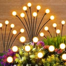 Outdoor Solar Garden Lights: 4 Pack 32 Led Firefly Powered Lamps - Bright. Fixed Price $33.99.