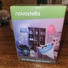 New Novostella Led Wireless Bulb Speaker W/ Remote, Many Color Options. Fixed Price $10.27.