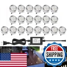 Qaca Deck Lights Outdoor Waterproof Voltage Lighting Kit Stainless Steel 1W. Fixed Price $171.82.