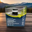 Hampton Bay Outdoor Led Path Light Black, 25W, Dusk-to-dawn Sensor. Fixed Price $30.00.