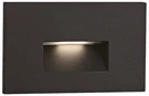 Eurofase 5 1/4" Wide Black Recessed Trim Led Step Light. Fixed Price $100.00.