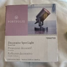Portfolio Decorative Spot Light Bronze Finish 0061730 Indoor W/ 5 Foot Cord New. Fixed Price $13.49.