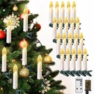 20 Pcs Christmas Tree Flameless Led Candle Lights, White Flickering St.... Fixed Price $19.35.