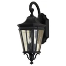 Feiss OL5401BK Cotswold Lane Outdoor Patio Lighting Wall Lantern, Black, 2-LI.... Fixed Price $206.68.