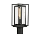 Black One Light Outdoor Post Mount From The Cabana Collection. Fixed Price $144.00.