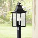Quoizel Chancellor 22" High Mystic Black Outdoor Post Light. Fixed Price $255.99.
