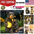 Beautiful 9" Bear Figurine With Solar Light - Perfect For Housewarming Gifts. Fixed Price $40.49.