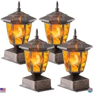 Pack Solar Flame Lights, Waterproof Led Lanterns For 4X4, 5X5, 6X6 Posts. Fixed Price $69.99.
