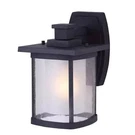 Canarm 1-LIGHT Outdoor Lantern Wall Sconce Black & Seeded Glass Davie IOL236BK. Fixed Price $15.00.