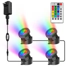 Rgb Pond Lights, Super Bright Led Underwater Submersible Colorful Landscape Spot. Fixed Price $51.70.
