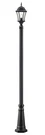 Wakefield 1-LIGHT Outdoor Post Mounted Fixture In Black. Fixed Price $554.00.