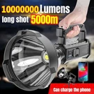 Led Super Bright 100000 Lumens Big Size Torch Waterproof Spotlight Work Us. Fixed Price $36.99.