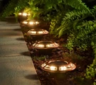 Brightease Set Of 10 Multi-use Solar Lights With Stakes In Copper Slight Damage. Fixed Price $44.98.