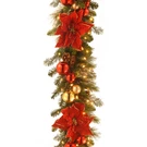 9 Ft. Pre-lit Decorative Collection Holiday Garland With Clear Lights, Plug-in. Fixed Price $131.99.