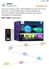 Appeck Permanent Outdoor Lights 100FT Voice Control/timer/music/remote. Fixed Price $50.00.