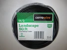 Cerrowire 50 Ft. 14/2 Black Stranded Low-voltage Landscape Lighting. Fixed Price $27.50.
