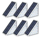 Audles Led Solar Step Waterproof Outdoor Stair Lights, Deck. Fixed Price $19.99.
