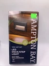 Hampton Bay 10-WATT Equivalent 5.5 In. Low Voltage Black Integrated Led Deck Lig. Fixed Price $13.99.