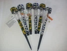True Living Outdoor 7.5" Floral Solar Garden Path Lights Lot Of 6 Fr Ship. Fixed Price $11.95.