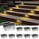 Solar Fence Lights Outdoor 8 Pack - 3000K Powered, IP55 Wa.... Fixed Price $30.33.