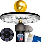 Deneve Deluxe Solar Powered Flagpole Lamp Dusk To Dawn 12+ Hours, 26 Led, 1300. Fixed Price $77.99.
