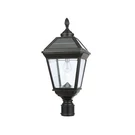 Gama Sonic Imperial Bulb V2 Solar Outdoor Post Light, Black Aluminum, Single .... Fixed Price $206.23.