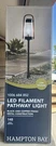 Hampton Bay Oakman Low Voltage Blackcopper Led Path Light With Clear Water Glass. Fixed Price $25.10.