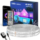 Outdoor Led Strip Lights Waterproof 100FT (2 Rolls 50FT) IP67. Fixed Price $43.04.