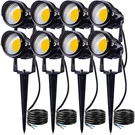 8-PACK Outdoor Garden Patio Waterproof Led Landscape Pathway Spotlights. Fixed Price $81.02.