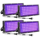 Waygor 50W Led Black Lights For Glow Party, IP65 Waterproof Uv. Fixed Price $55.74.