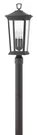 Museum Black Led Post Top Pier Mount From The Bromley Collection. Fixed Price $379.00.