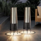 Grand Patio Outdoor Floor Solar Light 2-PACK, Wicker Lamp Waterproof. Fixed Price $114.99.