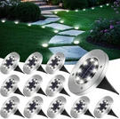 8-12X Solar Inground Lights Outdoor Waterproof Landscape Led Pathway Yard. Fixed Price $20.99.