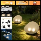 Solar Pebble Lights - Waterproof Garden Rock Lamp, Outdoor Stone For Yard. Fixed Price $45.99.