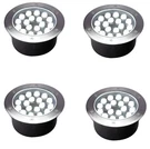 Big Led Landscape Well Lights 18W Pack Of 4 Wired Inground Lighting. Fixed Price $99.99.