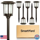 Smart Yard Solar Pathway Lights Outdoor - Pack Of 6 Lumens Warm White Led. Fixed Price $101.32.