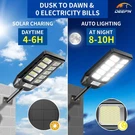 Motion Sensor Solar Street Lights 6500K Dusk To Dawn W/remote Control. Fixed Price $90.11.