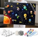 20 Solar System Model Project Kit With 10 Foam Ball Led Lights 12 Pigment B.... Fixed Price $38.30.
