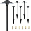 Gardencoin Low Voltage Pathway Lights (8.5'' Shade, 21.5'' Tall) 12V Outd. Fixed Price $194.58.