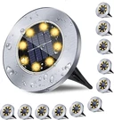 Rayolon Solar Ground Lights, Waterproof Garden 12 Pack, Warm. Fixed Price $41.09.