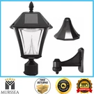 Gama Sonic GS-105FPW-BW Baytown Ii, Outdoor Solar Light And 3" Pole Pier & Wall. Fixed Price $144.99.