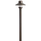 Kichler 15506CBR Landscape 17.25" Dome Hat Path Light In Centennial Brass. Fixed Price $129.99.