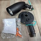 Homenhancements Led Black Small Hardwired Bullet Flood Light. Fixed Price $22.19.