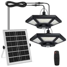 Solar Shed Light Indoor Outdoor 180LED Dual Head Powered Pendant Daytime. Fixed Price $76.21.