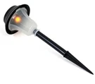 (1) Malibu Solar Amber Led Light Pathway Landscape Plastic Black Finish. Fixed Price $17.99.