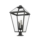 Z-lite Talbot 4 Lt 36.75" Outdoor Pier Mount, Black/beveled 579PHXLXR-533PM-BK. Fixed Price $1108.00.